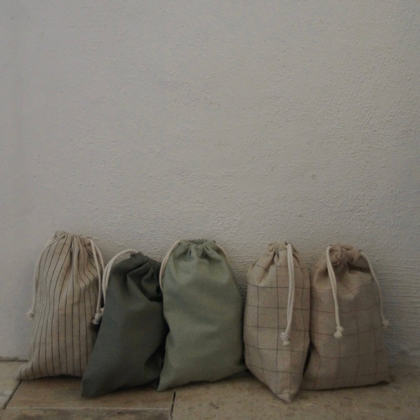 MULTIBAG, KARIERT NATURE - REDVerpackungcamiro shop & studioHannah & Isa