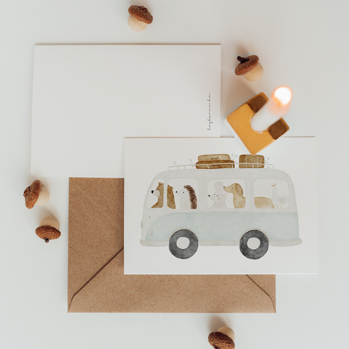 POSTKARTE, TIERBUS