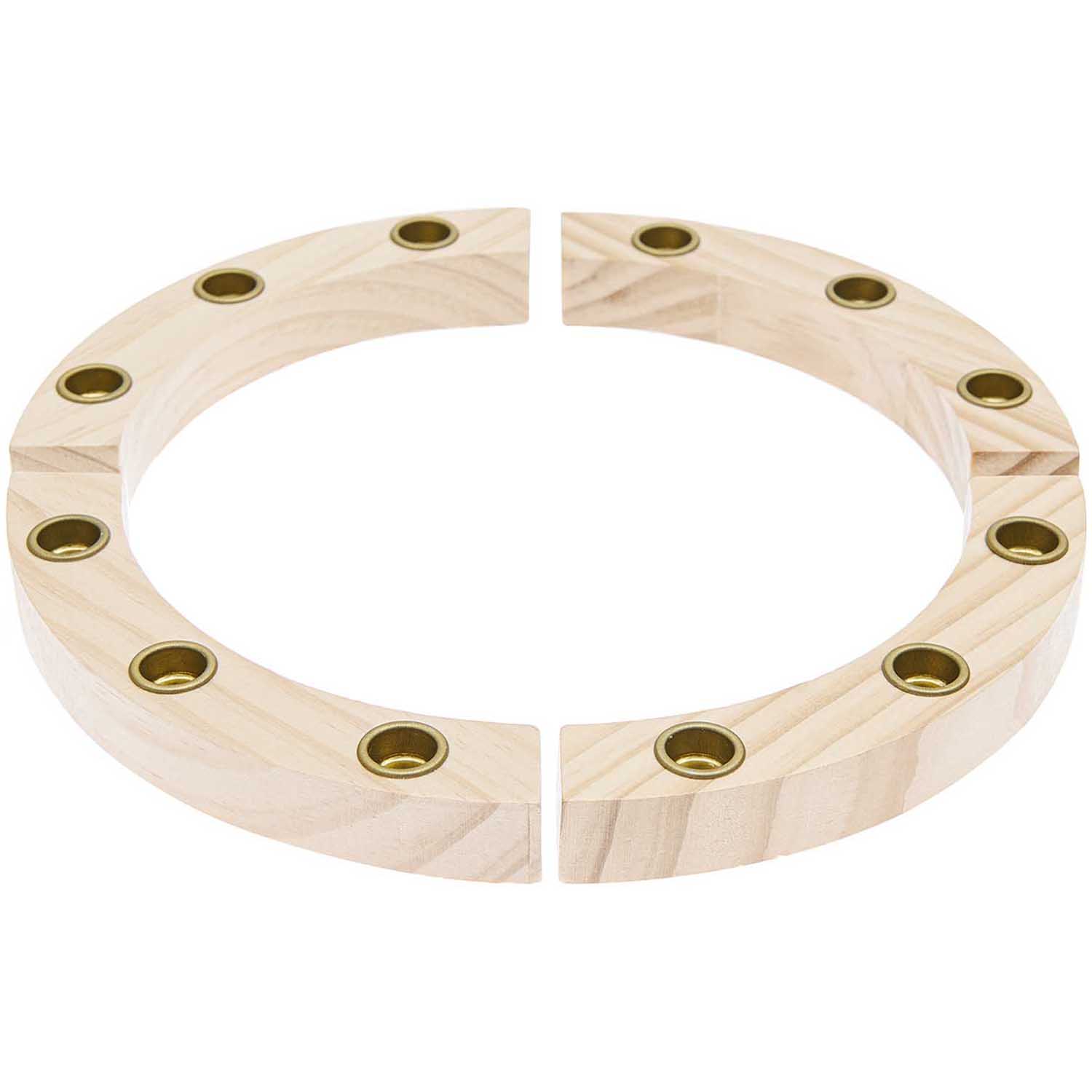 KERZENRING AUS KIEFERNHOLZhannahundisaRico Design