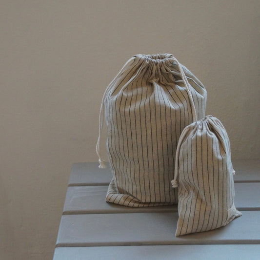 MULTIBAG, STREIFEN NATURE - BLACKVerpackungcamiro shop & studioHannah & Isa