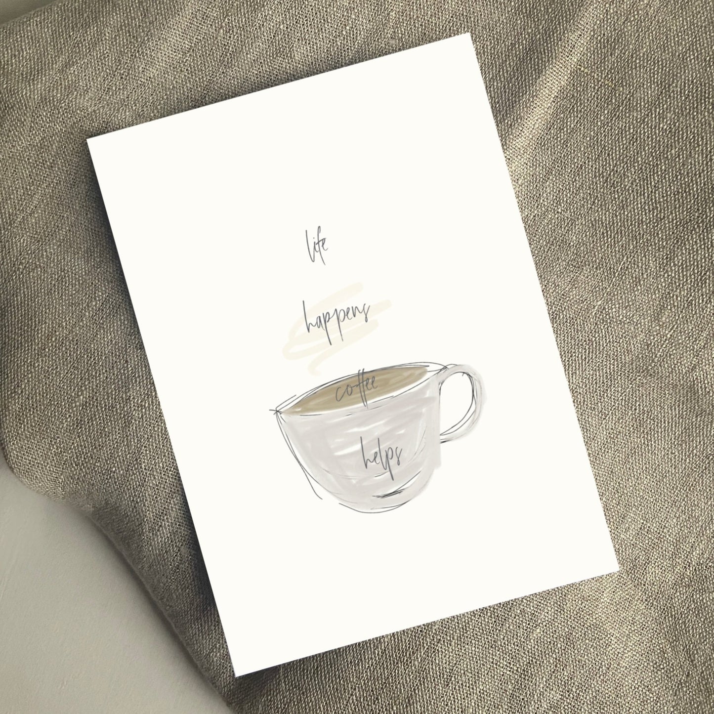 POSTKARTE, COFFEE CUPcamiro shop & studioHannah & Isa