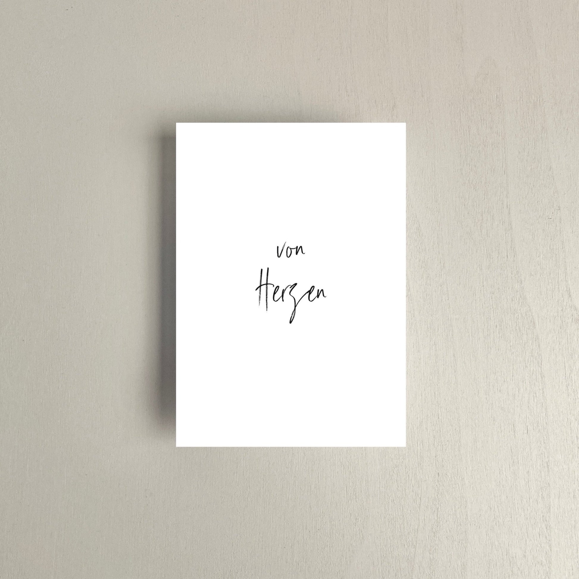 POSTKARTE, VON HERZENcamiro shop & studioHannah & Isa