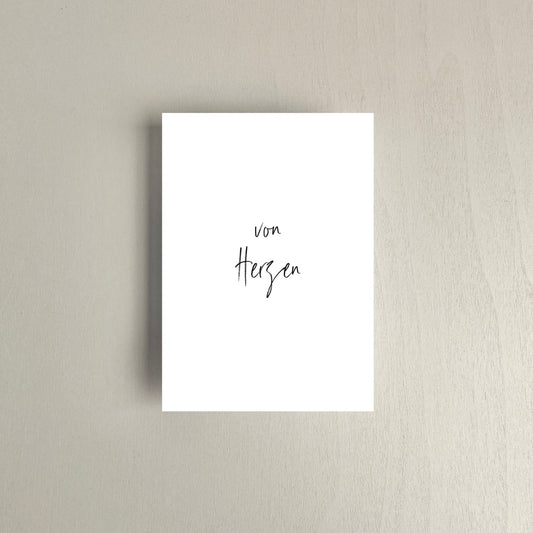 POSTKARTE, VON HERZENcamiro shop & studioHannah & Isa