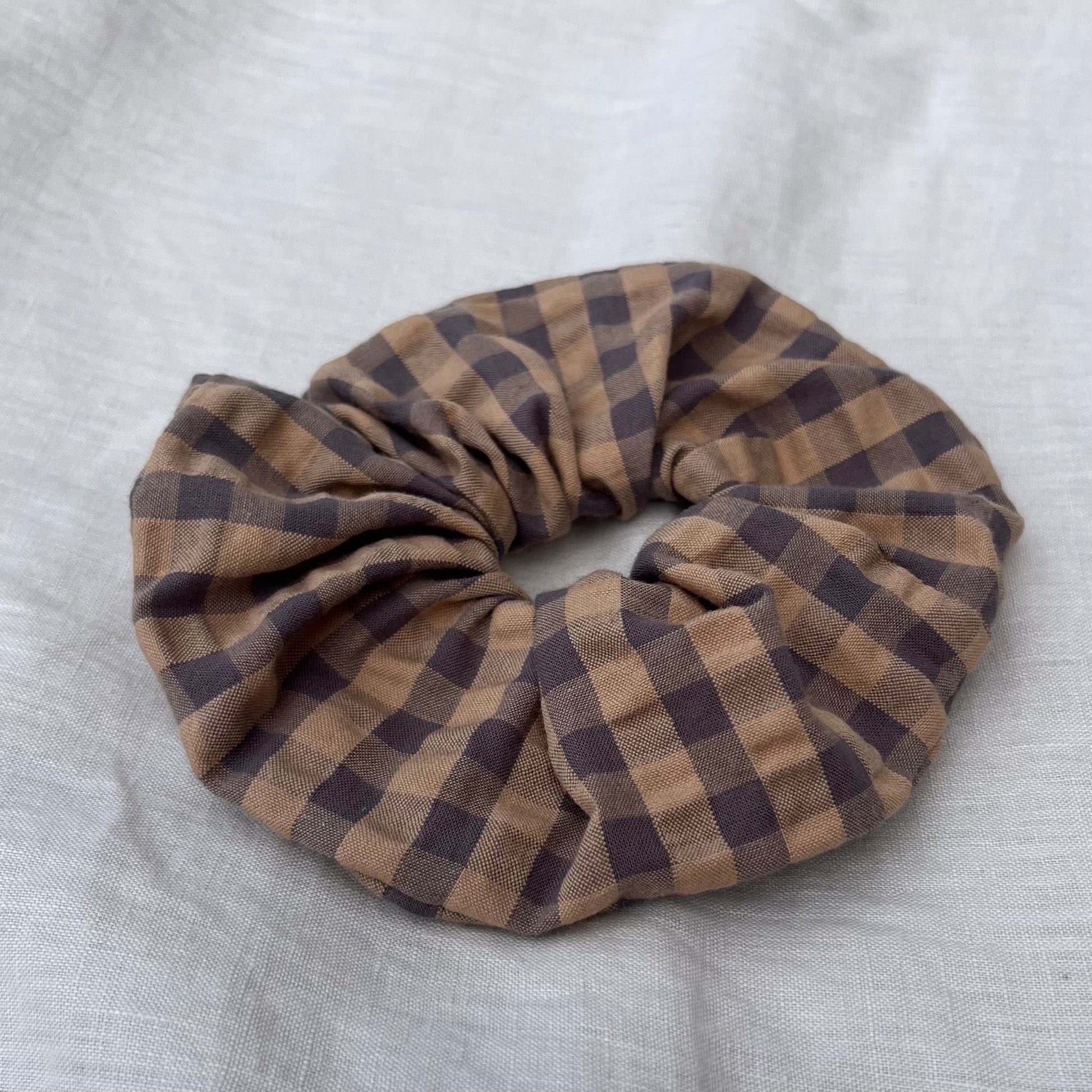 SCRUNCHIE - KARO, OCKER, KOHLEcamiro shop & studioHannah & Isa