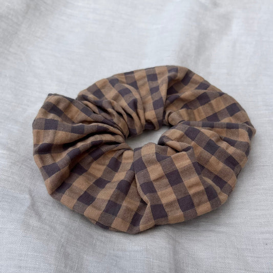 SCRUNCHIE - KARO, OCKER, KOHLEcamiro shop & studioHannah & Isa
