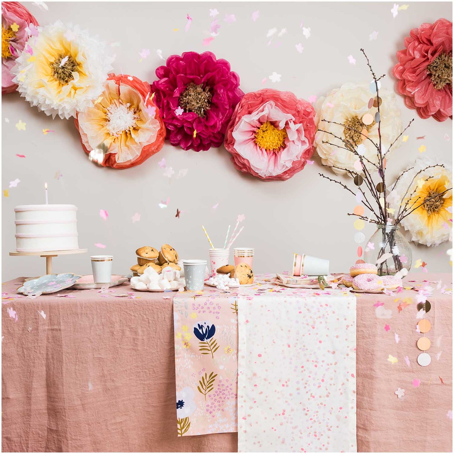 SEIDENPAPIERBLUMEN - GELB, 45cmcamiro shop & studioRico Design