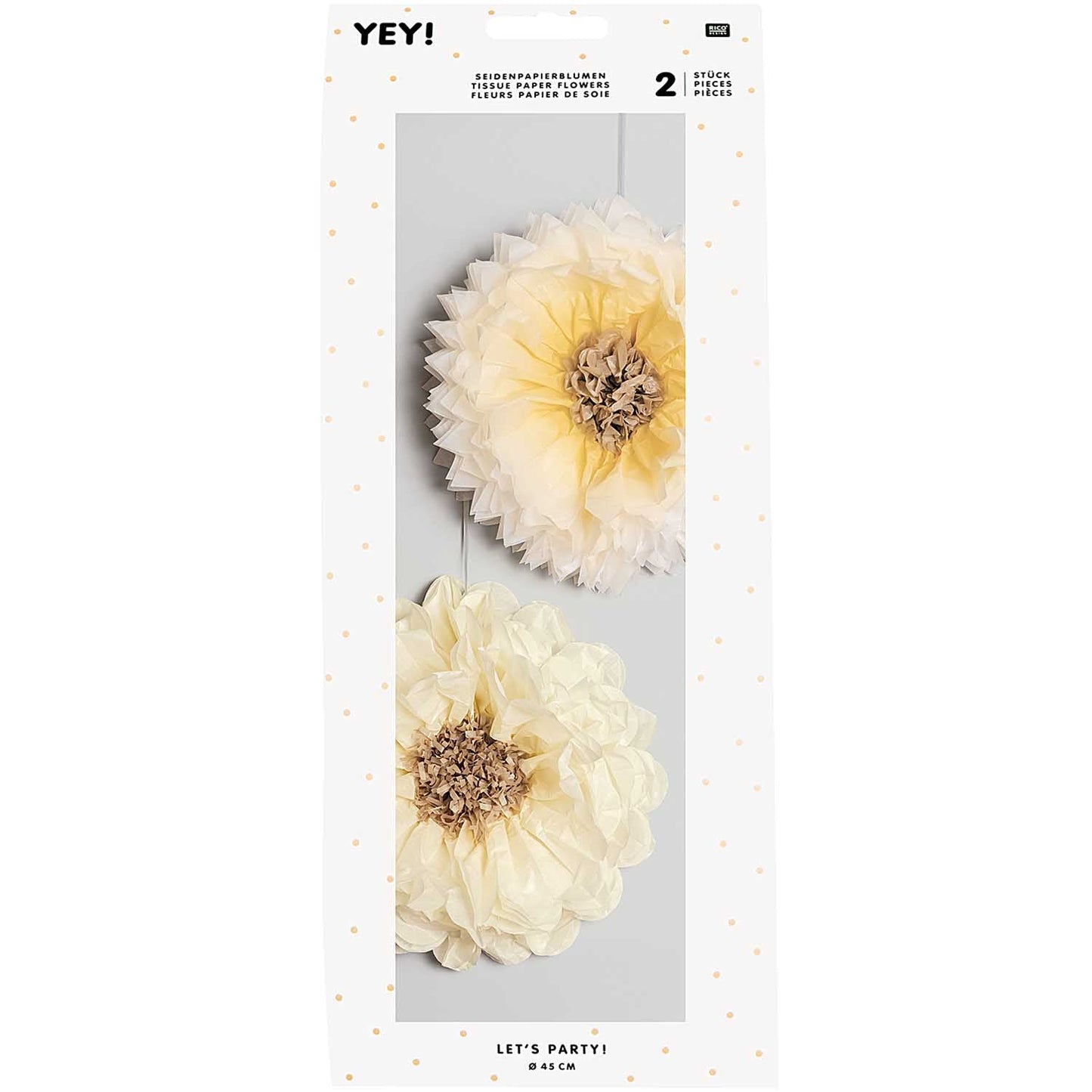 SEIDENPAPIERBLUMEN - GELB, 45cmcamiro shop & studioRico Design