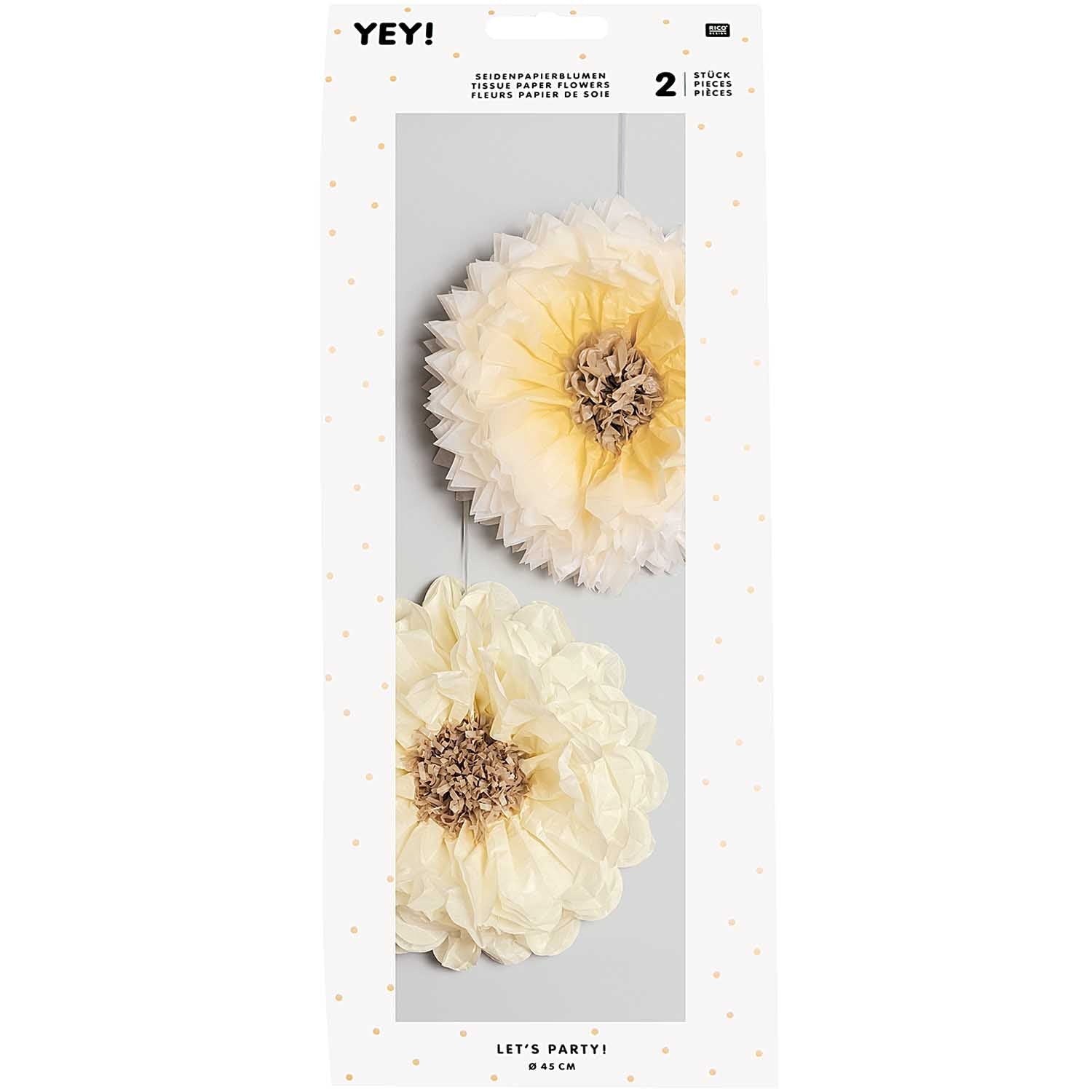 SEIDENPAPIERBLUMEN - GELB, 45cmcamiro shop & studioRico Design